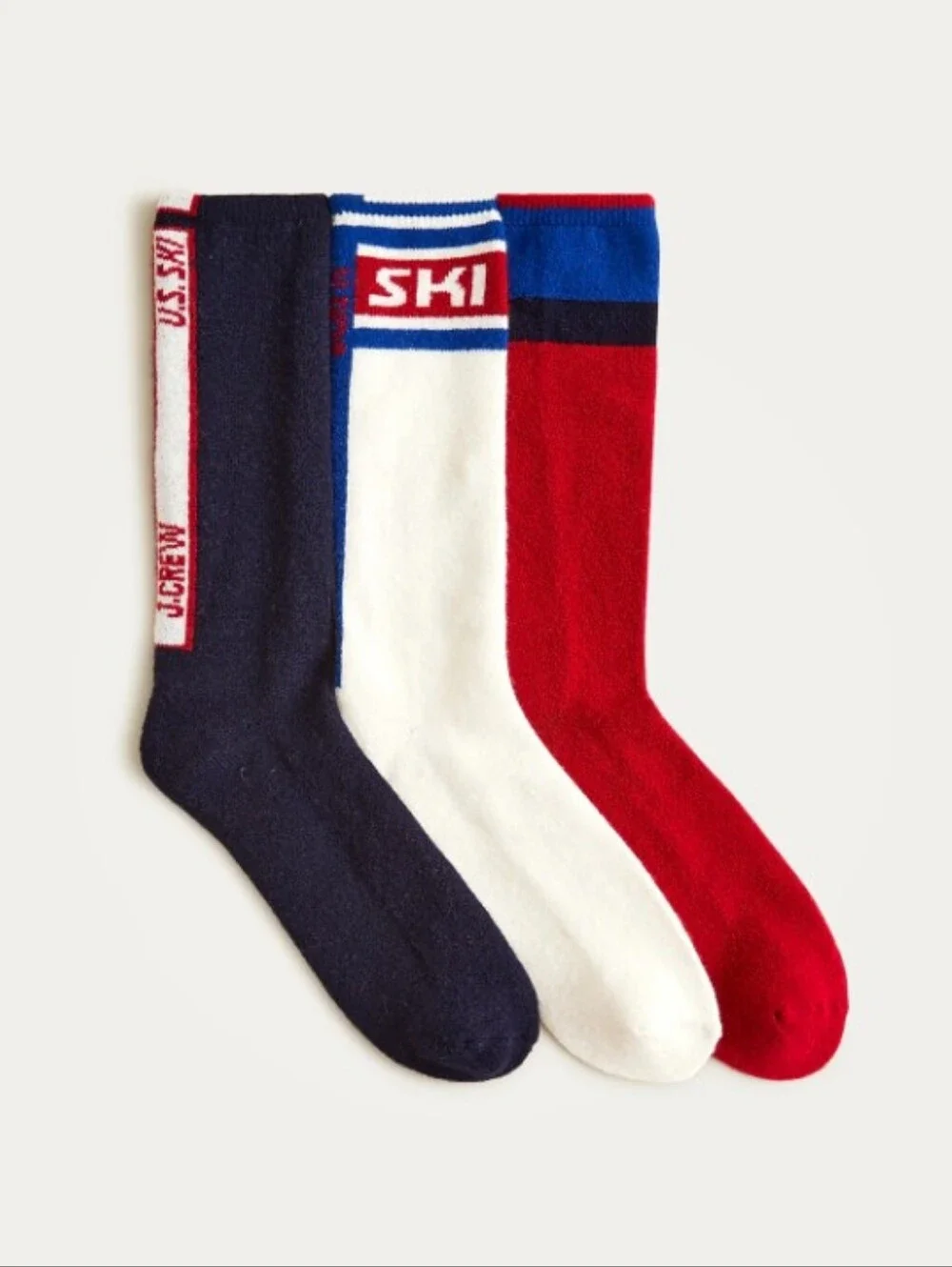 U.S. Ski & Snowboard by J.Crew wool socks three-pack